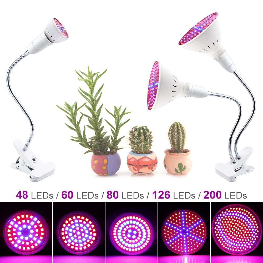 LED Grow Light with Desk Clamp